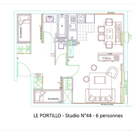 Gourette : 6 Pers, Piscine, Animaux Admis Apartment