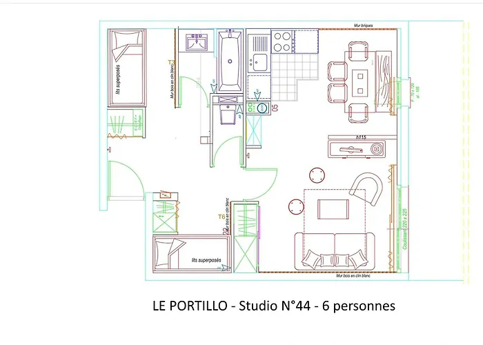 6 Pers, Piscine, Animaux Admis - Fr-1-860-28 Appartement